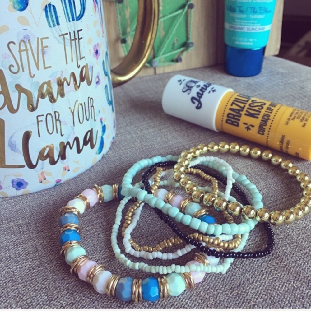Mint Layering Bracelets